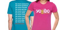 Be more awesome with Yogibo T-shirts